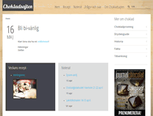 Tablet Screenshot of chokladsajten.com